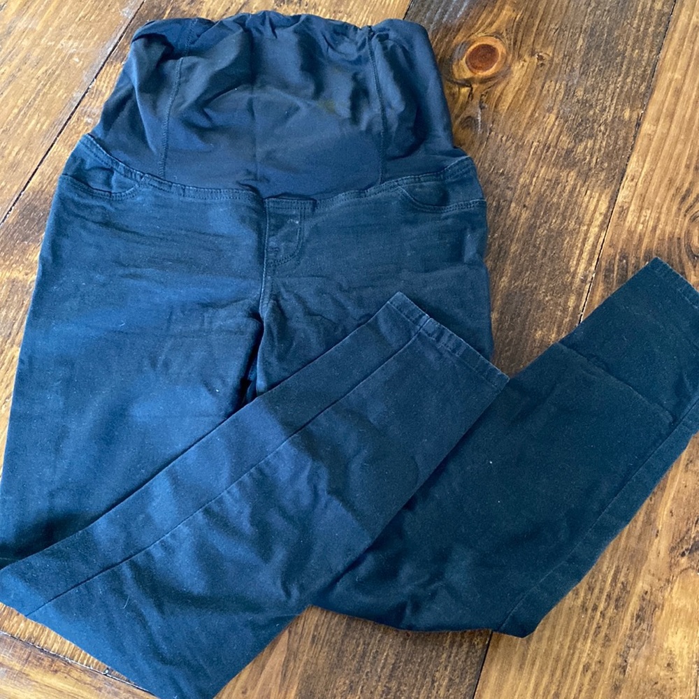 Black maternity jeans